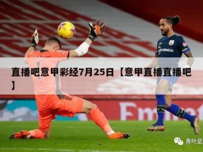 直播吧意甲彩经7月25日【意甲直播直播吧】